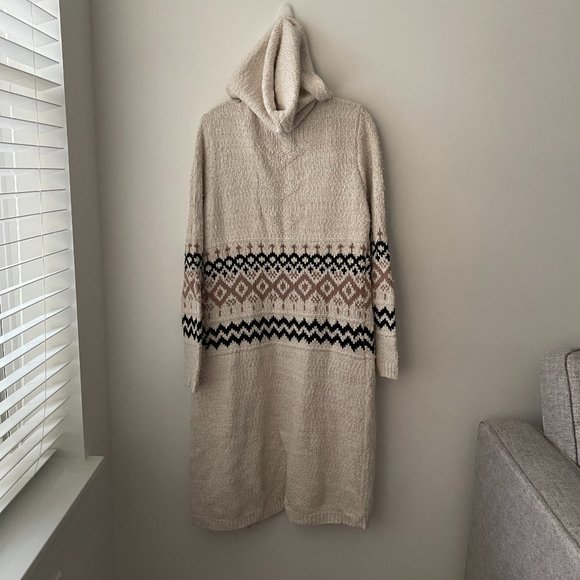 The Shanty Cardigan Sweater with Hoodie - Picture 2 of 6